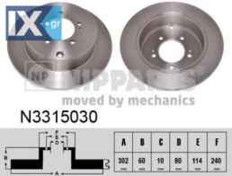 Δισκόπλακα NIPPARTS N3315030