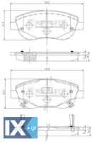 Σετ τακάκια, δισκόφρενα NIPPARTS N3602135