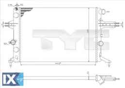 Ψυγείο, ψύξη κινητήρα TYC 7250021