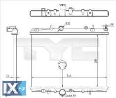 Ψυγείο, ψύξη κινητήρα TYC 7260018R