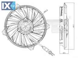 Βεντιλατέρ, ψύξη κινητήρα TYC 8050005