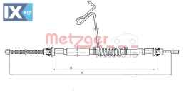 Ντίζα, φρένο ακινητοποίησης METZGER 115572