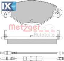 Σετ τακάκια, δισκόφρενα METZGER 1170419