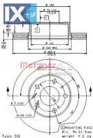 Δισκόπλακα METZGER 24535E