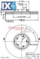 Δισκόπλακα METZGER 24806E