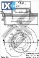 Δισκόπλακα METZGER 24849