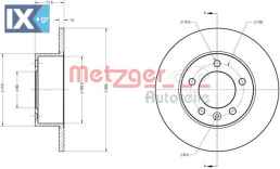 Δισκόπλακα METZGER 6110011