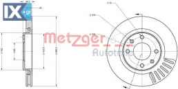 Δισκόπλακα METZGER 6110023