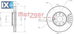 Δισκόπλακα METZGER 6110031
