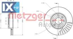 Δισκόπλακα METZGER 6110047