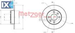 Δισκόπλακα METZGER 6110061