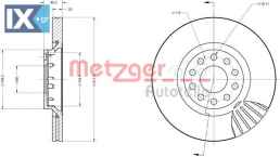 Δισκόπλακα METZGER 6110100