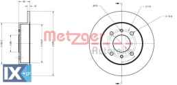 Δισκόπλακα METZGER 6110139