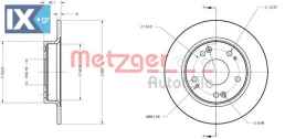 Δισκόπλακα METZGER 6110199