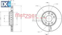 Δισκόπλακα METZGER 6110206