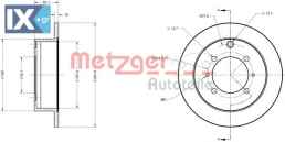 Δισκόπλακα METZGER 6110221