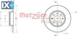 Δισκόπλακα METZGER 6110246