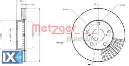 Δισκόπλακα METZGER 6110282