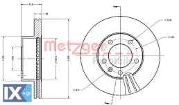 Δισκόπλακα METZGER 6110287