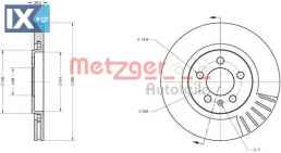 Δισκόπλακα METZGER 6110385