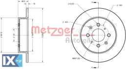 Δισκόπλακα METZGER 6110400