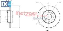 Δισκόπλακα METZGER 6110585