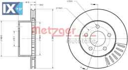 Δισκόπλακα METZGER 6110653