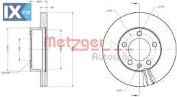 Δισκόπλακα METZGER 6110687